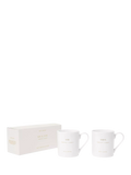Katie Loxton Mr & Mrs porcelain mug set, UK version