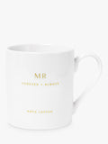 Katie Loxton Mr & Mrs porcelain mug set, UK version