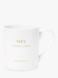 Katie Loxton Mr & Mrs porcelain mug set, UK version