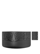 John Lewis HP 960 Ergonomic Wireless Keyboard, Black- Buy online at McGrocer