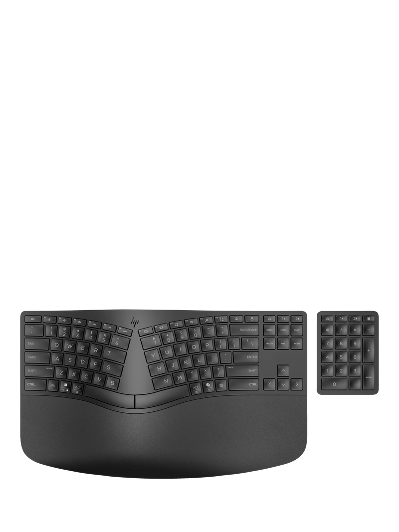 HP 960 ergonomic wireless keyboard full size, imported from the UK