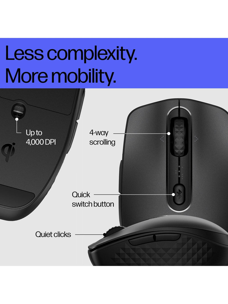 HP 690 rechargeable wireless mouse black, UK version