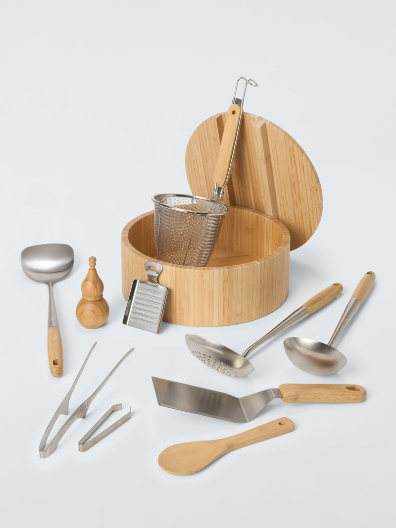John Lewis bamboo shichimi cruet 11.7cm, UK version