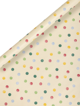 John Lewis Spot Print Wrapping Paper 3 Metre Roll in Multi-coloured Design- Buy online at McGrocer