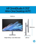 HP OmniStudio X all-in-one desktop 31.5-inch 4K, imported from the UK