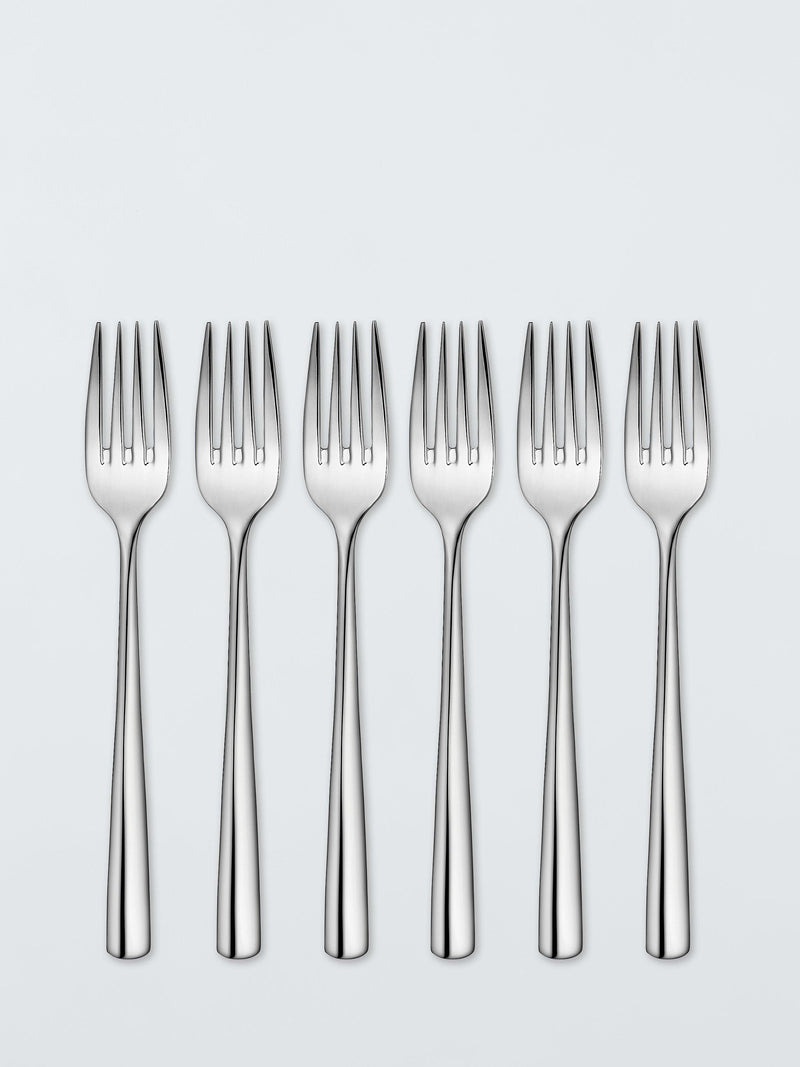 John Lewis ANYDAY stainless steel cutlery set, 24 pieces with 6 place settings, UK version