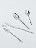 John Lewis stainless steel cutlery set 16 piece 4 place settings, UK version