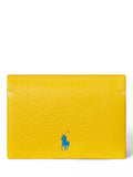 Ralph Lauren yellow leather purse (British brand)