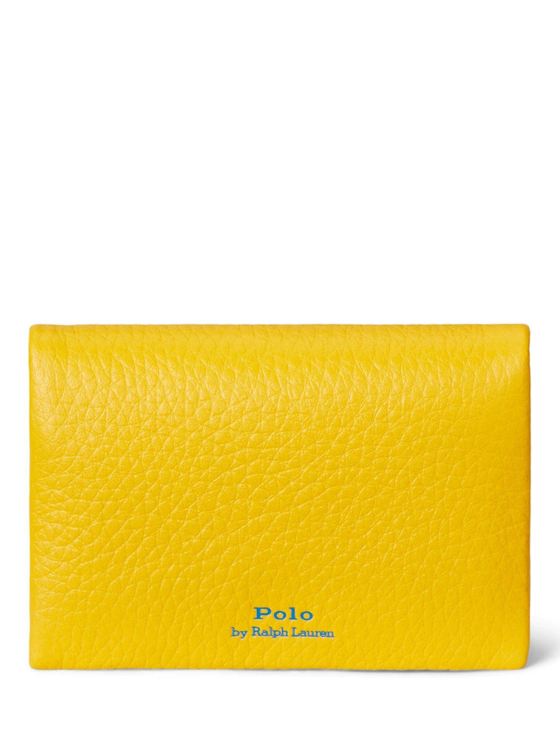 Ralph Lauren yellow leather purse (British brand)