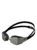Speedo Fastskin Hyper Elite Mirror swimming goggles black grey chrome (British brand)