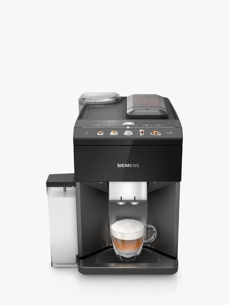 Siemens TQ515GB9 coffee machine in black (British brand)