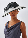 John Lewis Betty Woven East West Downturn Brim Bow Hat