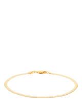 John Lewis IBB 18ct Gold Herringbone Chain Bracelet- Buy online at McGrocer