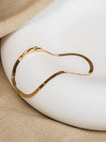 IBB 18ct gold herringbone chain bracelet - British product