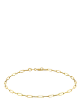 John Lewis IBB 18ct Gold Paper Chain Bracelet- Buy online at McGrocer