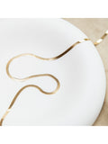 IBB herringbone chain necklace gold 46cm - British product