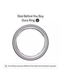 Oura Smart Ring gebürstetes Silber - britisches Produkt