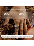 Oura Smart Ring gebürstetes Silber - britisches Produkt