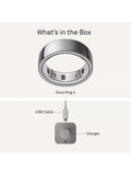 Oura Ring 4 silberner Smarter Ring, UK-Version
