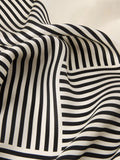 John Lewis silk scarf stripe print 90cm square, UK version