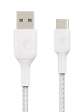 Belkin USB-C cable braided white 1m - British product