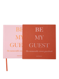 PRINTWORKS Be My Guest Book pink rust guest book, imported from the UK