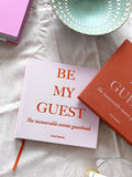 PRINTWORKS Be My Guest Book pink rust guest book, imported from the UK
