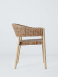 John Lewis Burford woven garden dining chairs set of 2 natural, UK version