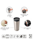 Brabantia isolierter auslaufsicherer Reisebecher 360ml (Britische Marke)