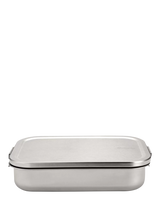 John Lewis Brabantia Make & Take Stainless Steel Lunch Box, 2L, Matt Steel- Buy online at McGrocer