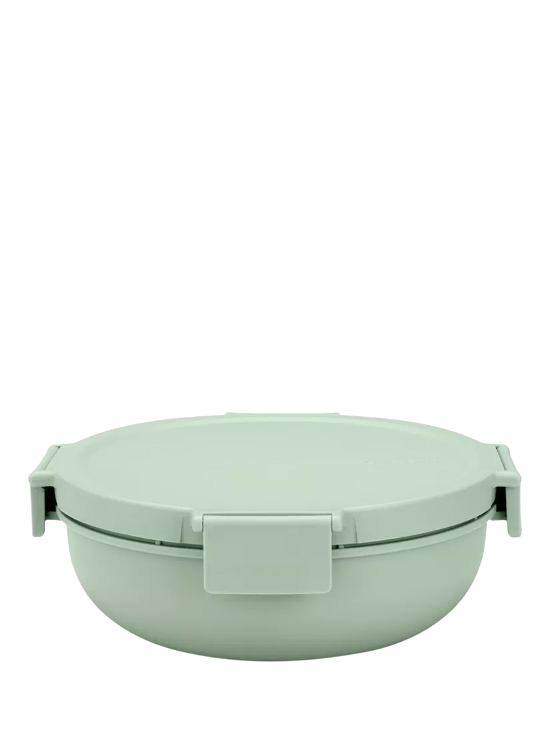 Brabantia Make & Take Salad Bowl, 1.3L, Jade Green