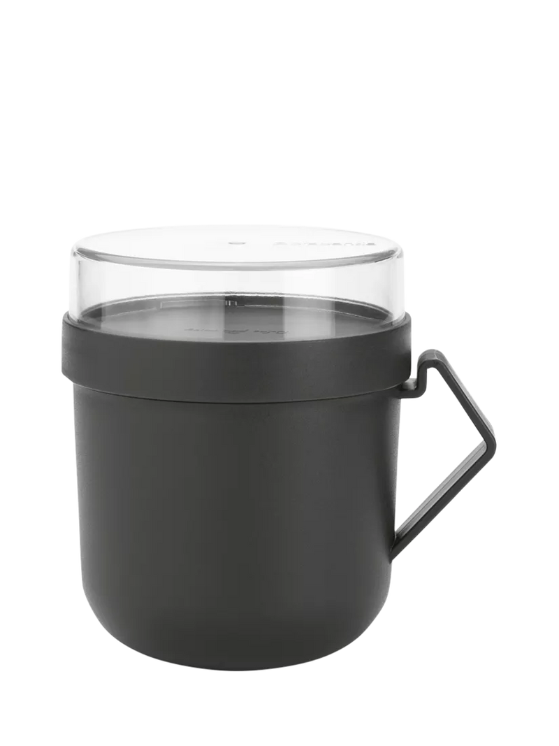 Brabantia Suppentasse 600ml mit Topping-Behälter (britische Marke)