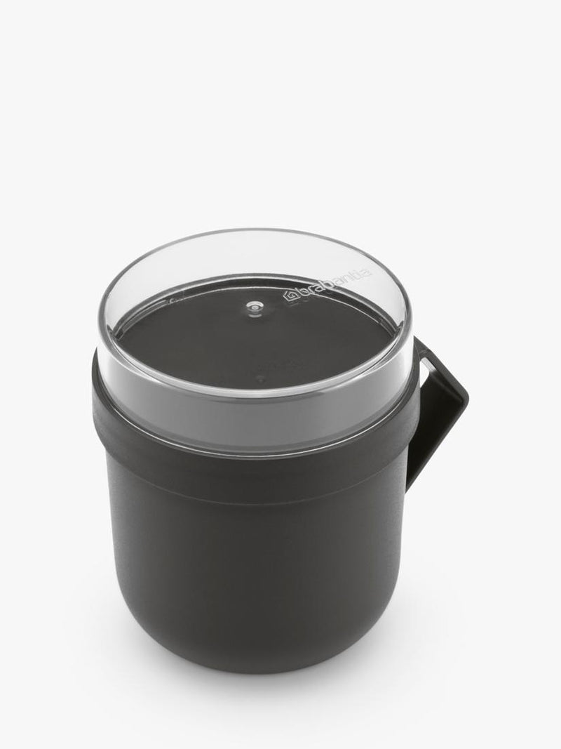 Brabantia Suppentasse 600ml mit Topping-Behälter (britische Marke)