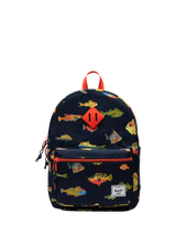 John Lewis Herschel Supply Co. Kids' Something Fishy Backpack, Fish Print, 15L- Buy online at McGrocer