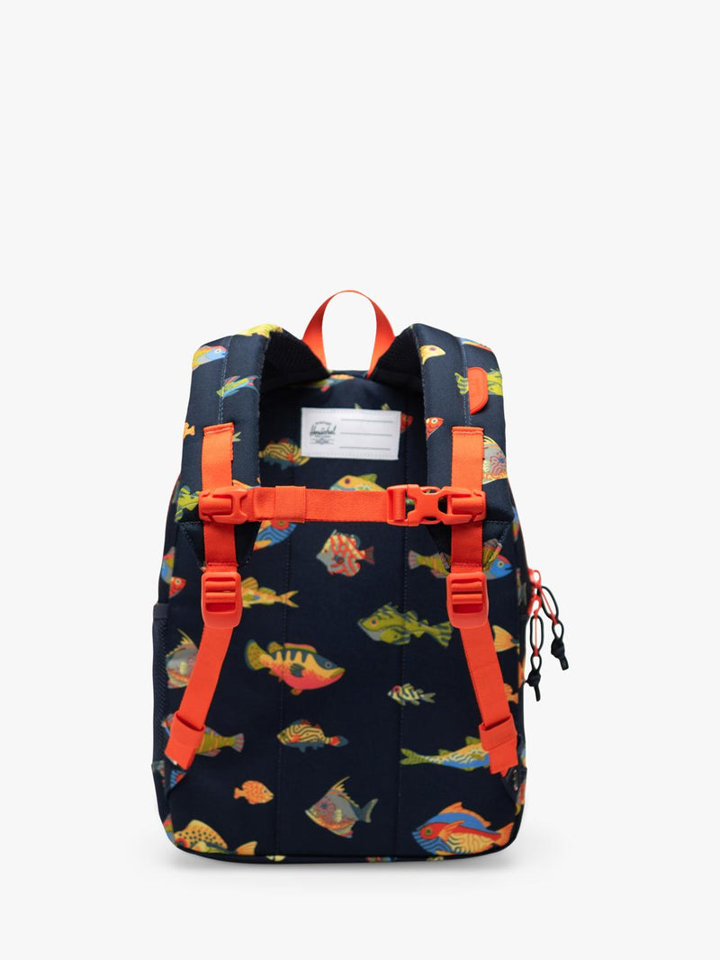 Herschel Supply Co. kids backpack fish print 15L (British brand)