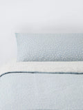 John Lewis blue spots cotton duvet cover and pillowcase set for cot - British product