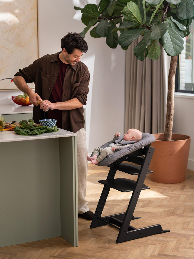 Stokke Tripp Trapp Hochstuhl Buchenholz 79x46x49cm, importiert aus dem Vereinigten Königreich