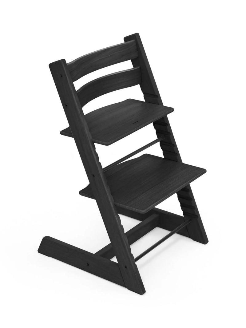 Stokke Tripp Trapp oak highchair, imported from the UK