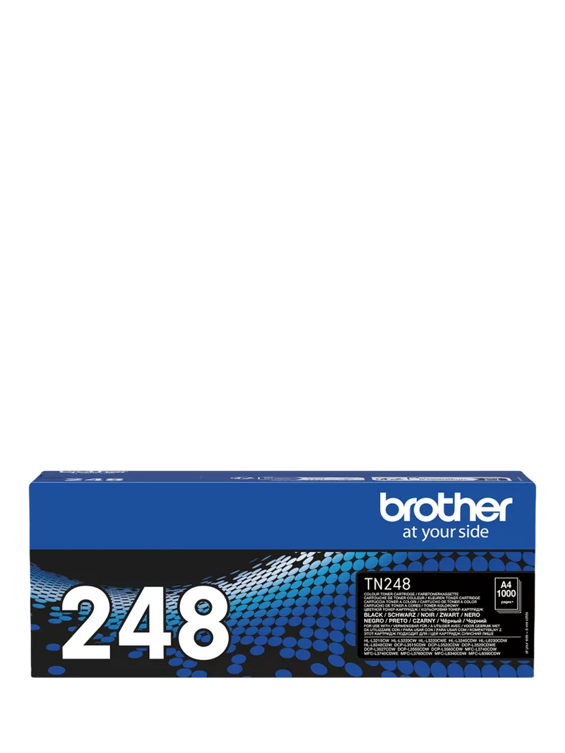 Brother TN-248 black toner cartridge for printers, UK version