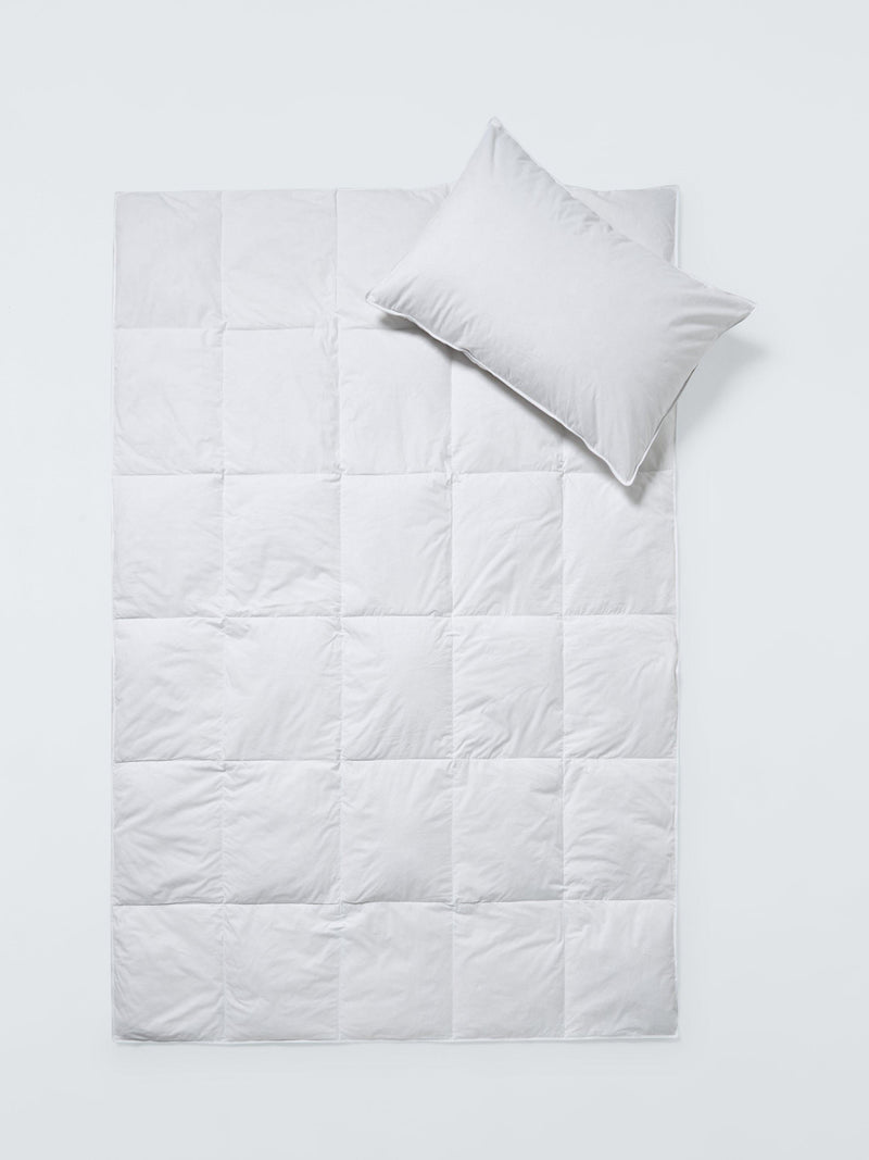 John Lewis single kids duck feather duvet pillow set, UK version