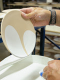 Denby stoneware side plate Kiln Accent 17cm - British product