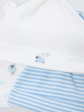 John Lewis baby cotton hats pack of 3 blue - British product