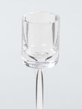 John Lewis glass candle stick H13cm, UK version