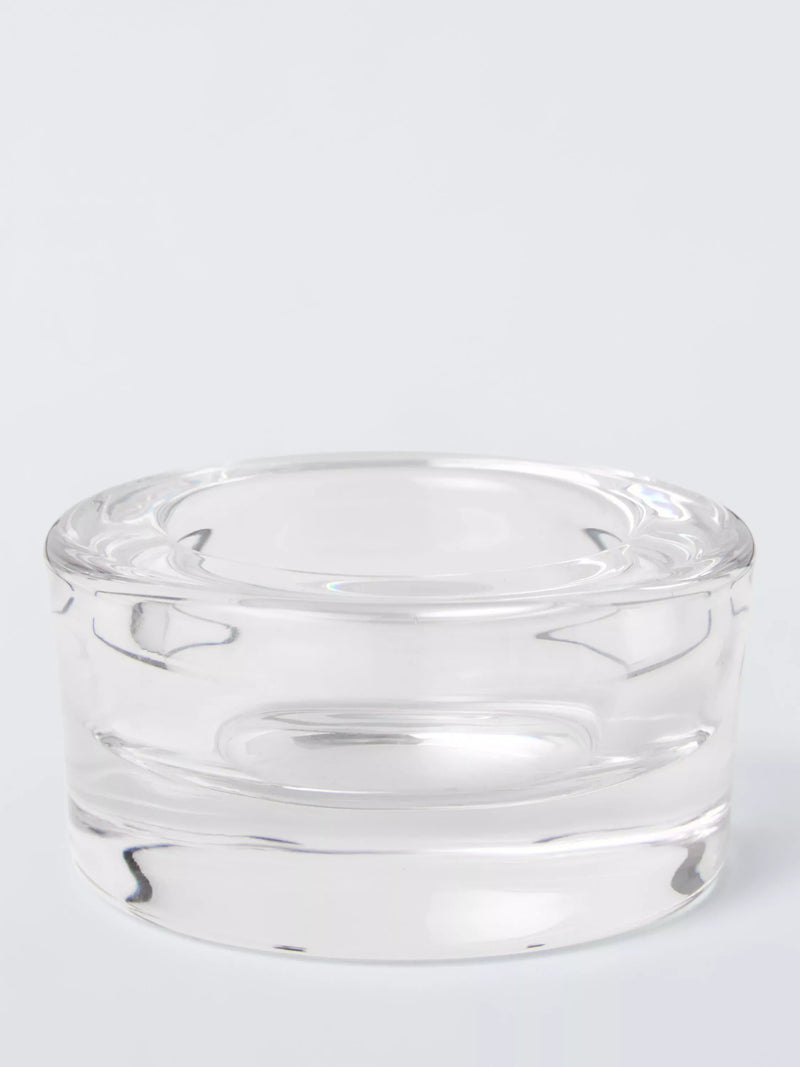 John Lewis glass tealight holder (British brand)