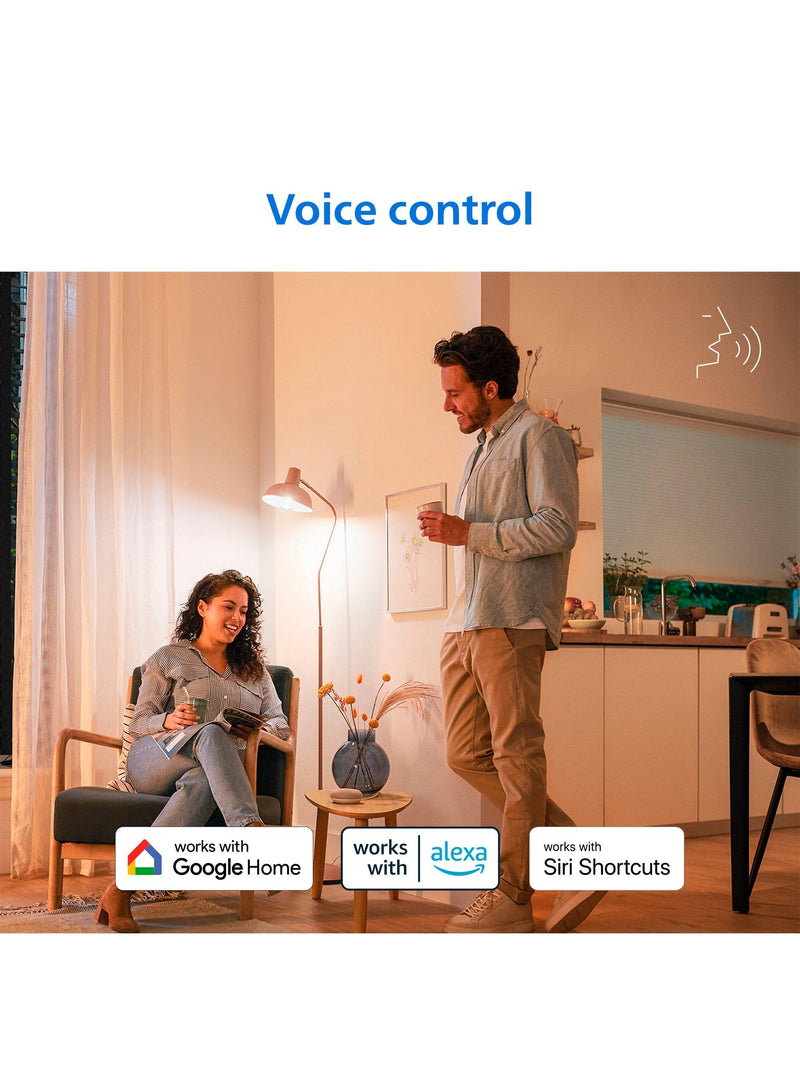 Philips smart LED bulb tunable white pack of 2 - British product