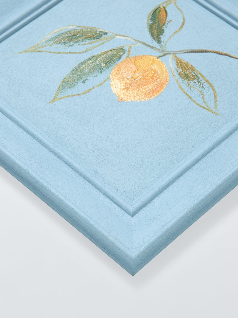 John Lewis lemon hand painted wall art 30x30cm, imported from the UK