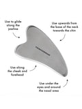 Tweezerman stainless steel gua sha - British product