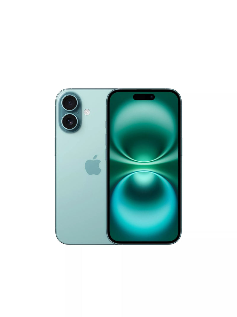 Apple iPhone 16, iOS, 6.1", 5G, SIM Free, 128GB, Teal