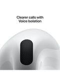 Apple AirPods 4th generation wireless earbuds with Active Noise Cancellation, imported from the UK