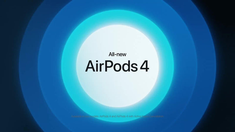 Apple AirPods 4th generation wireless earbuds with Active Noise Cancellation, imported from the UK